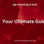 jsp meaning in text